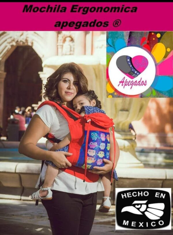 mochila ergonomíca toddler  buhos