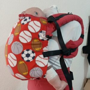 Mochila ergonómica evolutiva 3-4 meses a 3 años estampada
