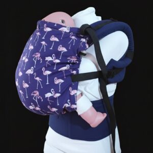 Mochila ergonómica evolutiva 3-4 meses a 3 años estampada.