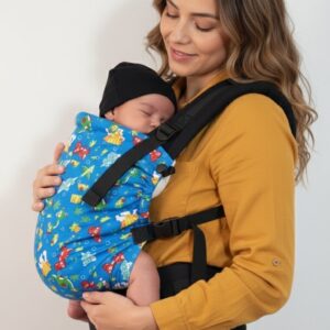 Mochila ergonómica evolutiva 3-4 meses a 3 años estampada/clima mixto