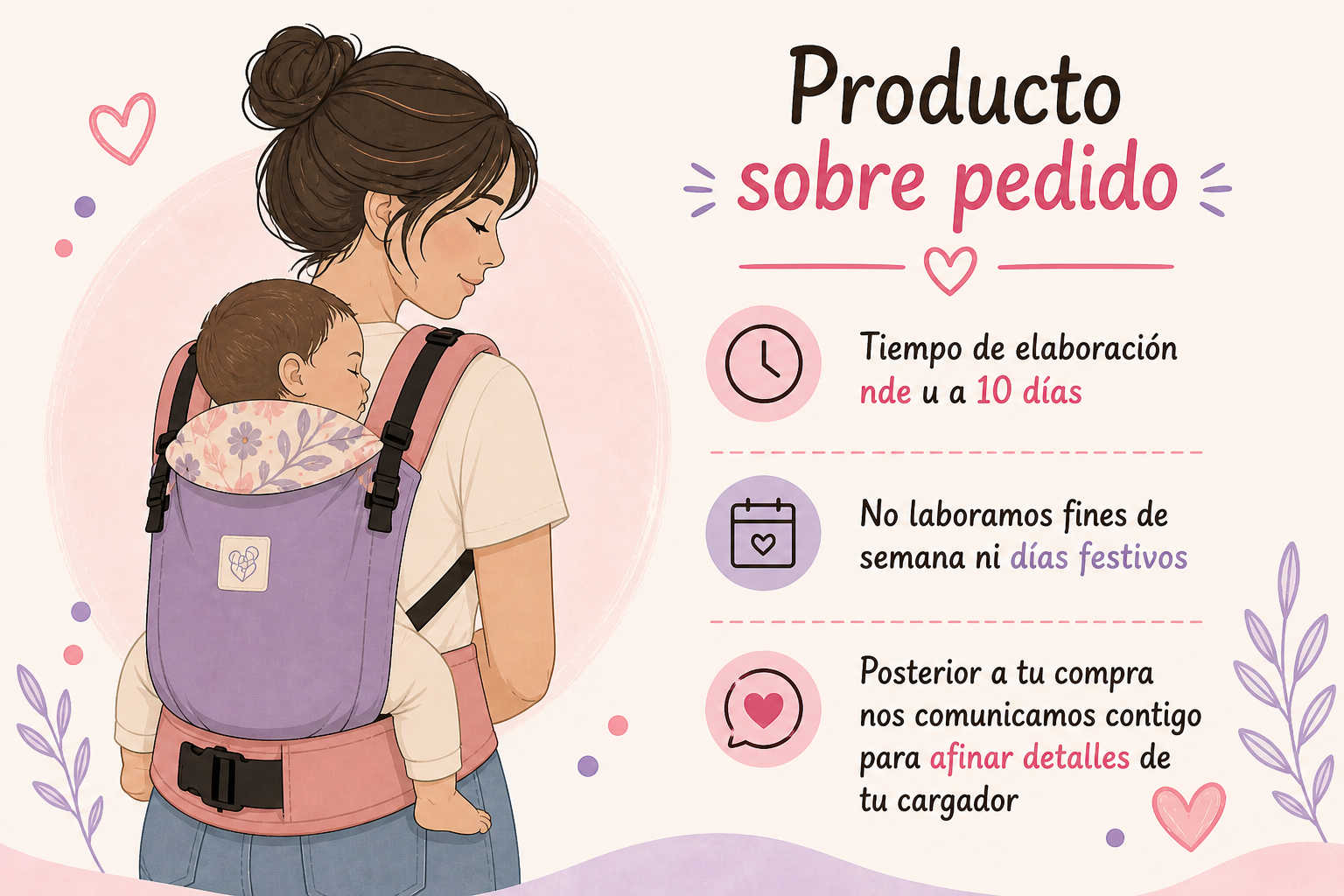 Mochila ergonómica evolutiva Eca Plus 2 meses a 2.5 años/clima mixto - Image 4