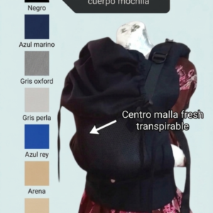 Mochila ergonómica talla baby
Bebes de 6 a 18/24 meses lisa fresh 🔥