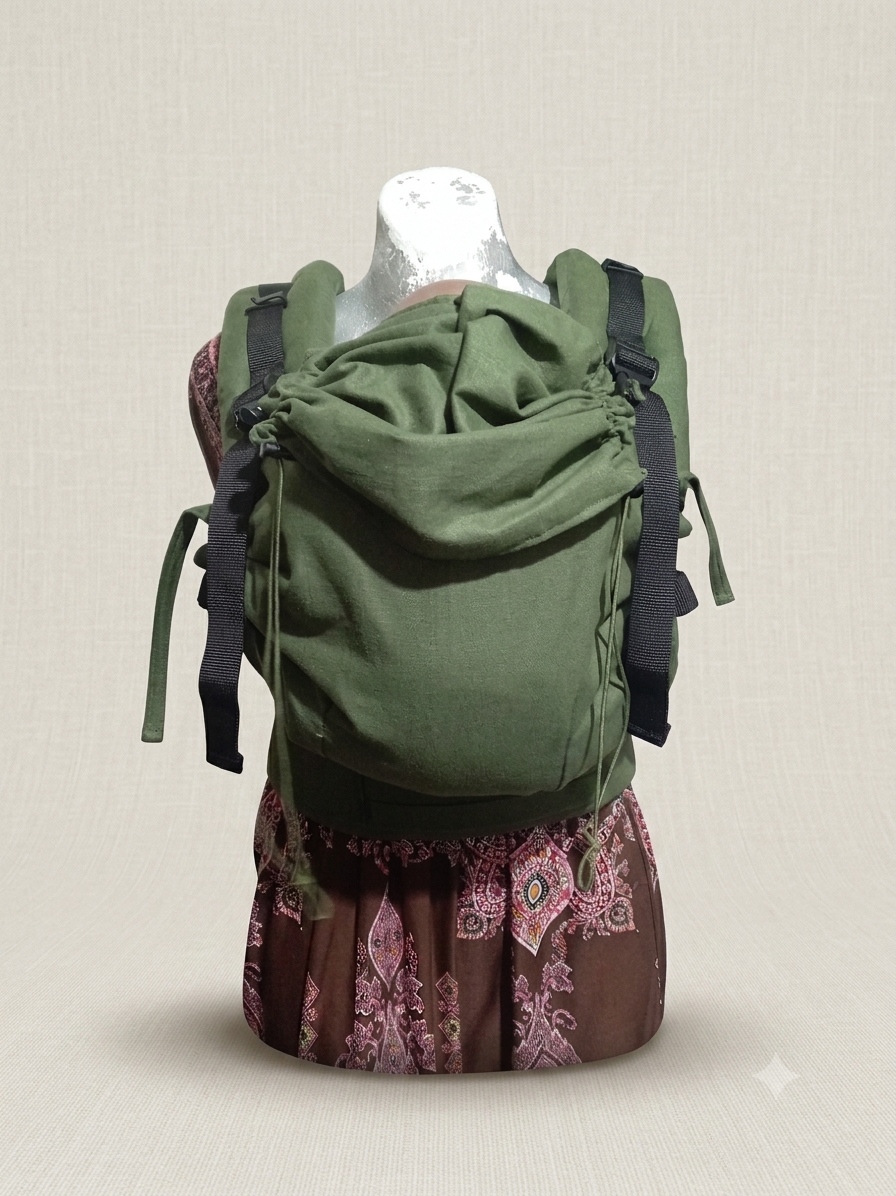 Mochila ergonómica evolutiva Eca Plus lino /algodón
ideal para 2 meses a máx 2.5 años